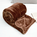 Soft Faux Mink Throw Double (150 x 200cm) - Chocolate 5056536106667 only5pounds-com