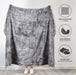 Soft Faux Mink Throw Double (150 x 200cm) - Silver 5056536106711 only5pounds-com