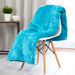 Soft Faux Mink Throw Double (150 x 200cm) - Teal only5pounds-com
