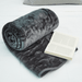 Soft Faux Mink Throw King Size (200 x 240cm) - Charcoal 5056536106759 only5pounds-com