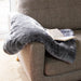 Soft Faux Mink Throw King Size (200 x 240cm) - Silver only5pounds-com