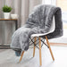 Soft Faux Mink Throw King Size (200 x 240cm) - Silver only5pounds-com