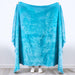 Soft Faux Mink Throw King Size (200 x 240cm) - Teal 5056536106803 only5pounds-com