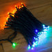 USB 8 Function LED Fairy Lights with Green Cable (100 Lights - 9M Cable) - Multicoloured Lights 5056150236450 only5pounds-com
