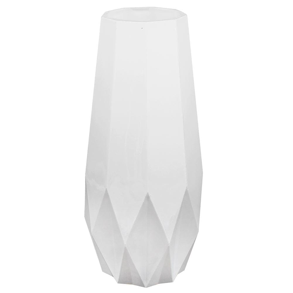 Vincenza Vase - 40cm White 5010792483153 only5pounds-com