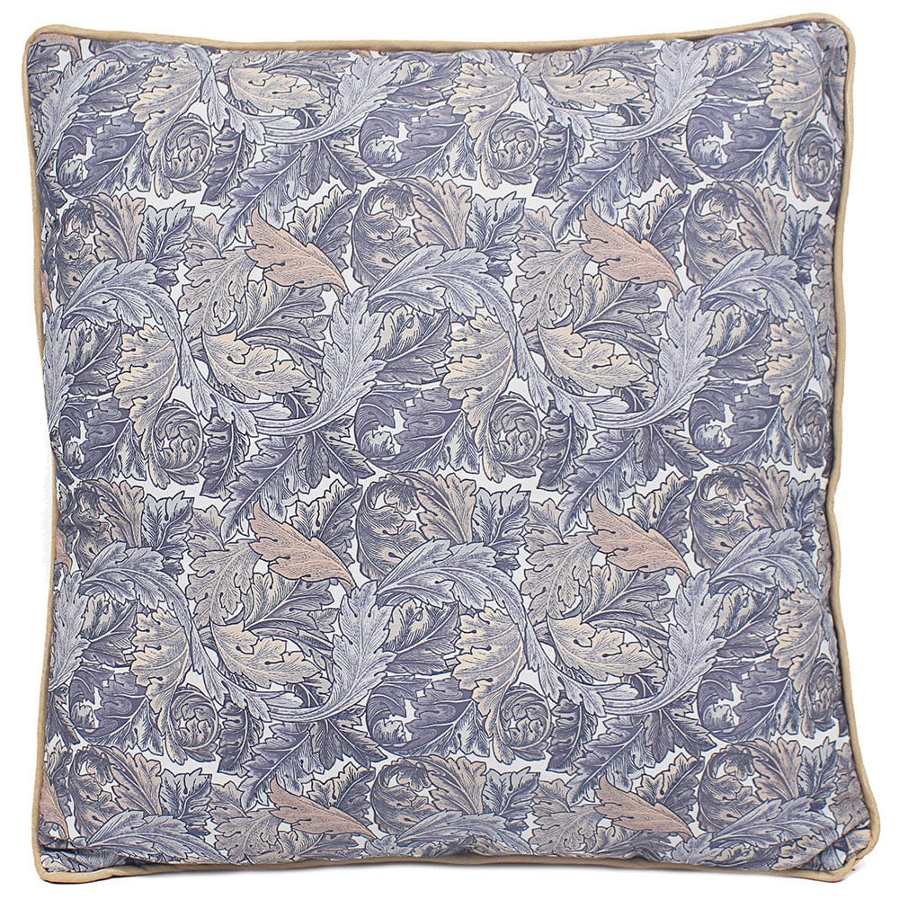 William Morris Acanthus Filled Cushion - Blue 5010792949963 only5pounds-com