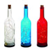 15 Warm White LED In a Decorative Glass Bottle - Assorted Colours 5053844179062 only5pounds-com