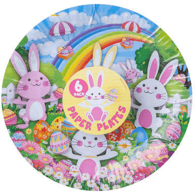 6Pk Easter 9" Paper Plate 5050565678928 only5pounds-com