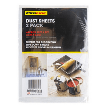 9 X 12Ft Dust Sheets - Set Of 2 5050565229793 only5pounds-com