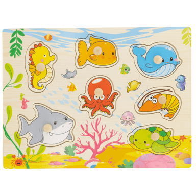 A4 Wooden Sea Life Jigsaw Puzzle 5060269268332 only5pounds-com
