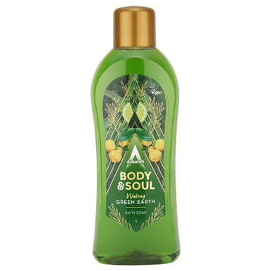 Astonish Body & Soul Waking Green Earth Bath Soak - 950ml 5060060212312 only5pounds-com