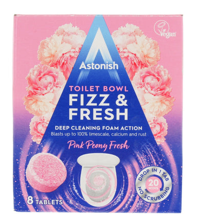 Astonish Toilet Bowl Fizz & Fresh Tabs - Pack of 8 5060060212633