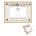 Baby Boy Sentiments Wooden Photo Frame - 4 x 6" 5010792459585 only5pounds-com