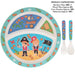 Bamboo Eco Eating Set - Pirate 5010792440606 only5pounds-com
