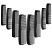Black Combs - Set of 8 5024418601630 only5pounds-com