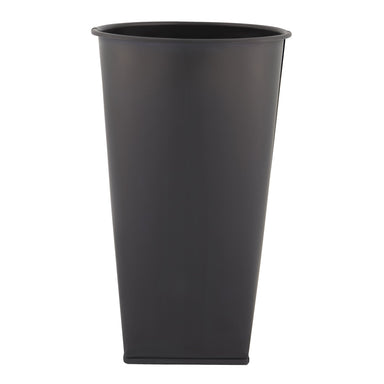 Black Industrial Flower Pot - 30cm 5011745393000 only5pounds-com