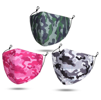 Camouflage Reusable Face Covering - Assorted 5010792650012 only5pounds-com