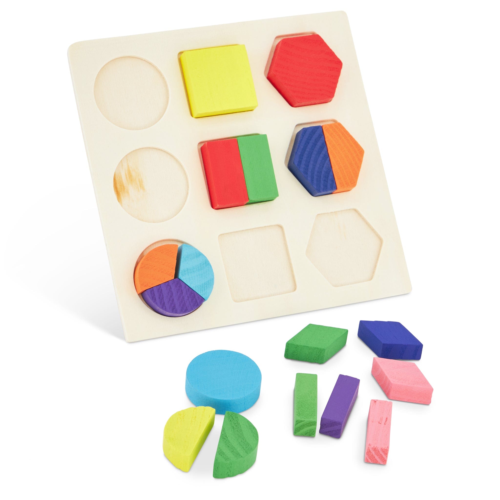 Children's Wooden Shapes Puzzle 5060269266185 only5pounds-com