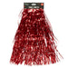 Christmas Tinsel Lametta - Red or Gold - 1.2m x 48cm Red 5056170317382 only5pounds-com