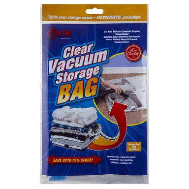 Clear Vacuum Storage Bag - 50 x 60cm 5050565288943 only5pounds-com