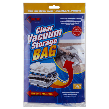 Clear Vacuum Storage Bag - 60 x 80cm 5050565288998 only5pounds-com