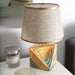 Contemporary Table Lamp & Shade - Orange and Grey 5056150243861 only5pounds-com