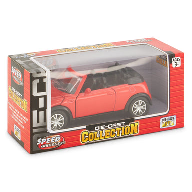 Convertible Design 5" Die Cast Car - Red only5pounds-com