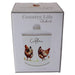 Country Life Chickens Fine China Coffee Canister - 16cm 5010792936048 only5pounds-com