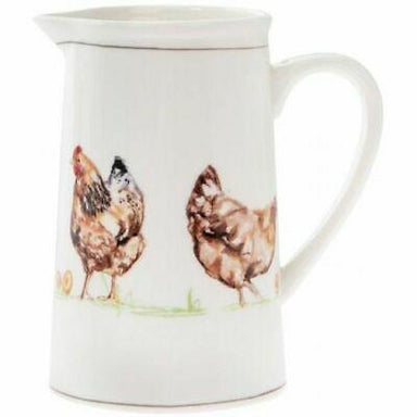 Country Life Chickens Fine China Milk Jug - 15.4cm 5010792935997 only5pounds-com