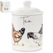 Country Life Chickens Fine China Tea Canister - 16cm 5010792936031 only5pounds-com