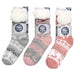 Cozy Reindeer Socks 3 Ass 5010792475479 only5pounds-com