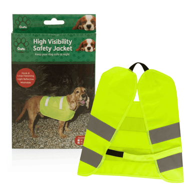 Crufts High Visibility Pet Safety Vest - Assorted Sizes only5pounds-com