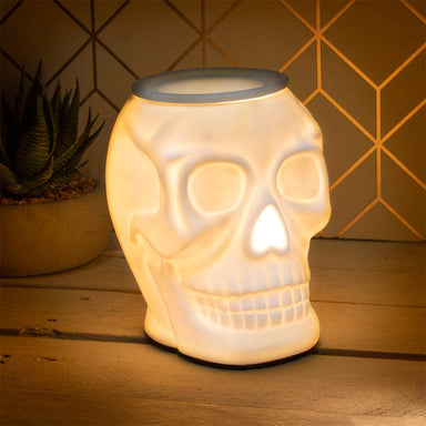Desire Skull Aroma Lamp Wht 5010792468136 only5pounds-com