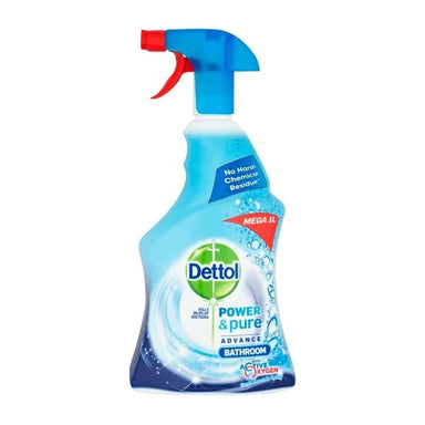 Dettol Power & Pure Bathroom Cleaner Advance Spray - 750ml 5011417561744 only5pounds-com
