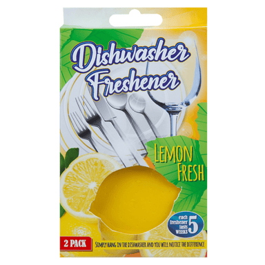 Dishwasher Freshener Lemon Fragrance - 2 Pack 5050565485472 only5pounds-com