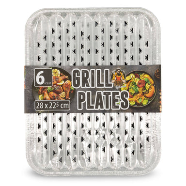 Disposable BBQ Grill Plates - 6 Pack only5pounds-com