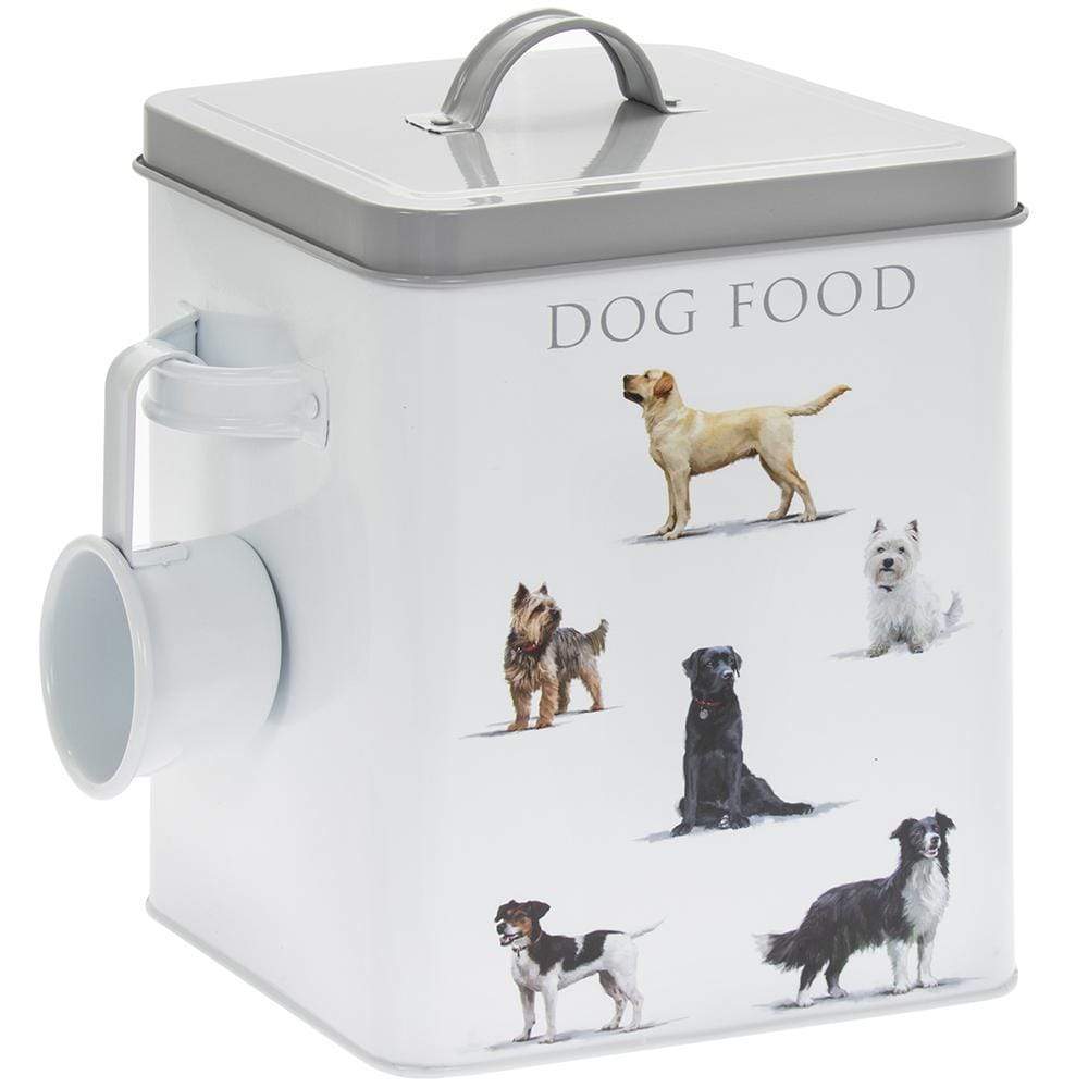 Dog Food Tin with Scoop - 25cm 5010792453705 only5pounds-com