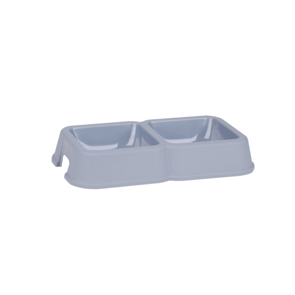 Double Dog Plastic Feeding Bowl - 0.5L only5pounds-com