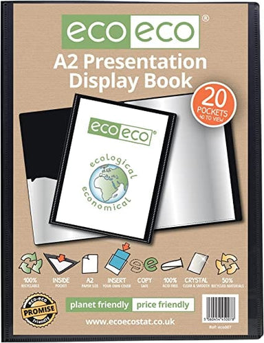 Eco A2 Presentasion 20 Pockets Display Book 5060454450078 only5pounds-com