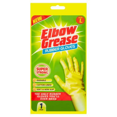 Elbow Grease Rubber Gloves - Large 5053249239064
