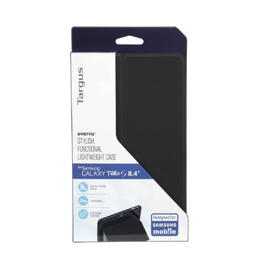 Evervu Samsung Galaxy Tab Case S 8.4'' - Black 5051794016345 only5pounds-com
