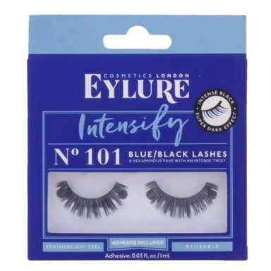 Eylure Intensify Blue/Black Strip Lashes 5011522139500 only5pounds-com