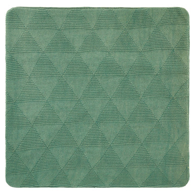 Green Triangles Cushion Cover - 40 x 40cm 8714165573836 only5pounds-com