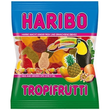 Haribo 80g Tropic Fruit 8691216042100 only5pounds-com