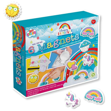 Kids Create Paint & Mould Rainbow Magnets 5012128564550