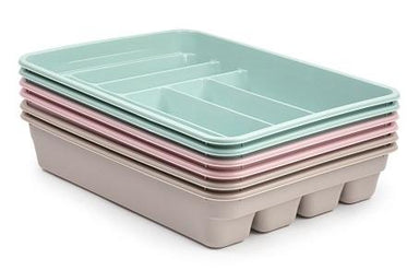 Large Cutlery Tray - 40 x 30 x 7cm - Assorted Colours