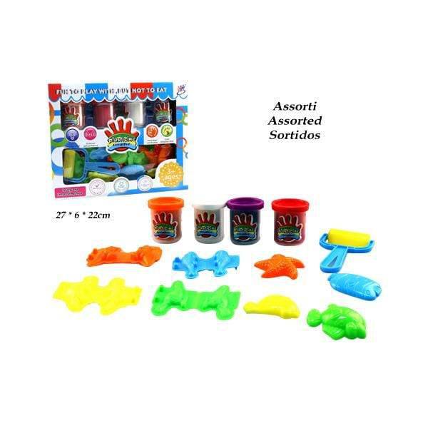 Large Plasticine Creative Set Colourful with moulds 5602029258896 only5pounds-com