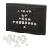 Light Up LED PEG Letter Board - 29.5 x 21 x 4cm 8718964052394 only5pounds-com