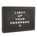 Light Up LED PEG Letter Board - 29.5 x 21 x 4cm 8718964052394 only5pounds-com