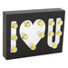 Light Up Plaque Block - I Love You 5053944670926 only5pounds-com